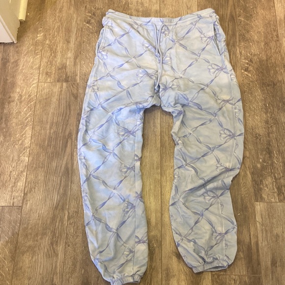 LoveShackFancyxBeach Riot blue ribbon sweat pant Size M - Picture 1 of 1